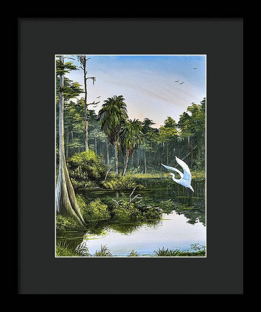 The Cove - early on - Framed Print