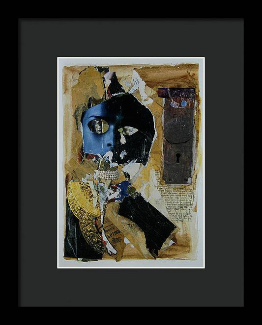 The Mask - Escaped series, #II - Framed Print