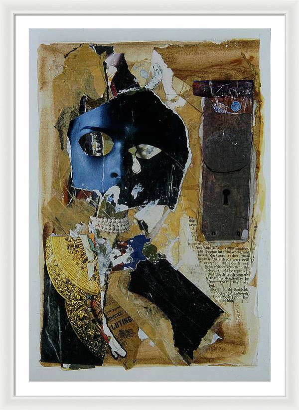 The Mask - Escaped series, #II - Framed Print