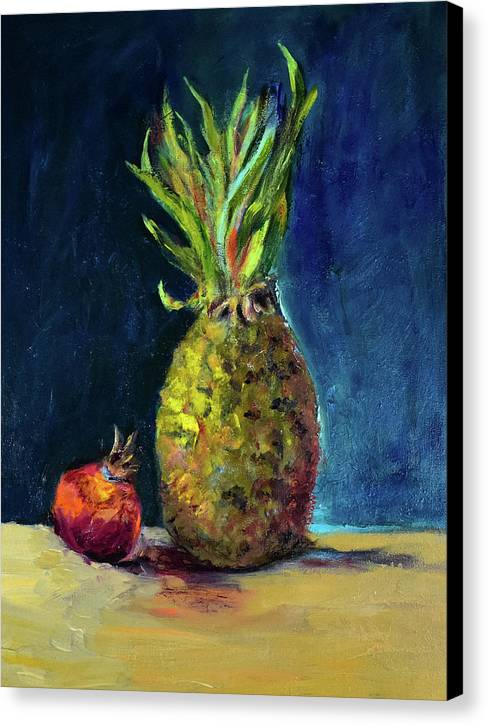 The Pineapple and Pomegranate - Canvas Print