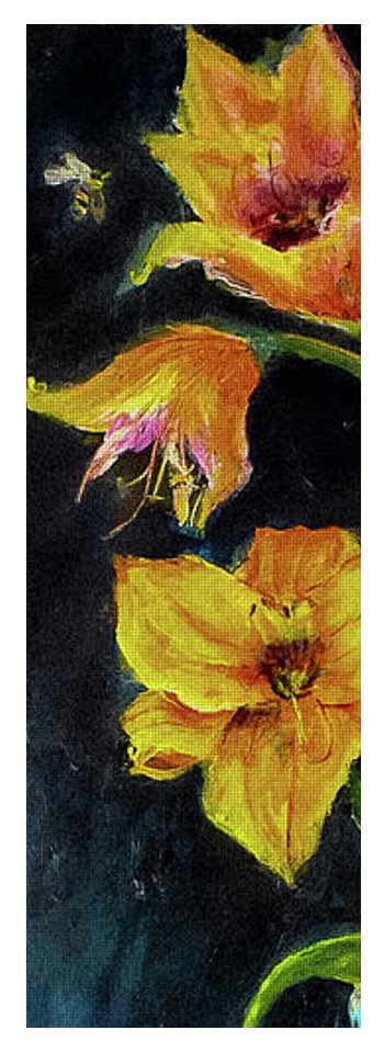 The Runaway Bee, he may have to spend the night - Open Window series - Yoga Mat