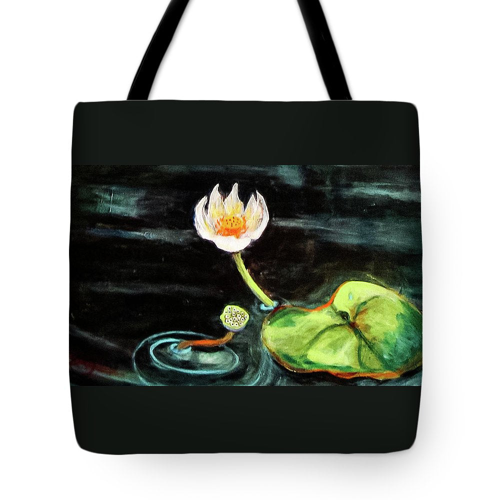 The Seeker, Lotus Flower - Tote Bag