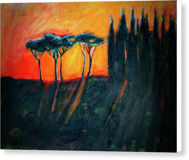 Tuscan Sunset - Canvas Print