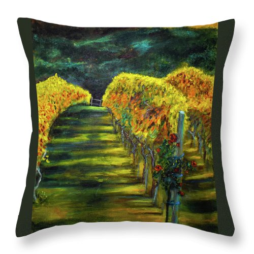 Tuscany, Italy - 'en plein air - Throw Pillow