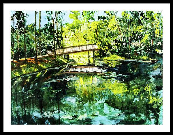 UNF Morning on Candy Cane Lake - Framed Print