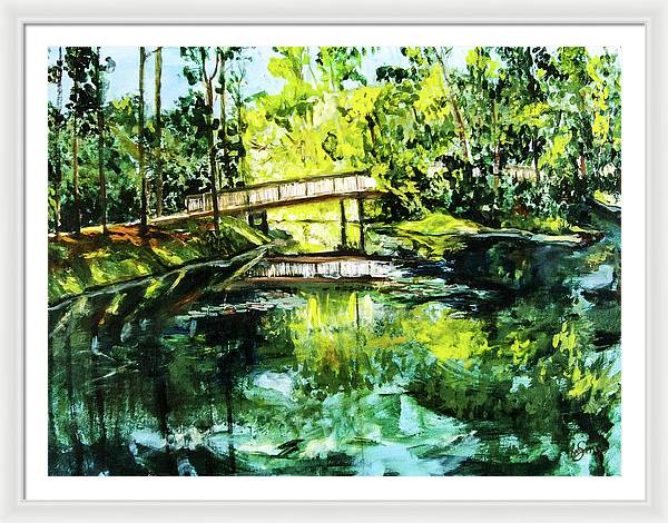 UNF Morning on Candy Cane Lake - Framed Print