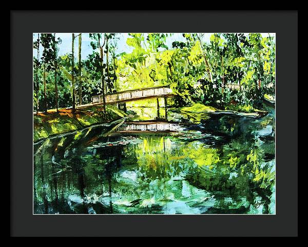 UNF Morning on Candy Cane Lake - Framed Print