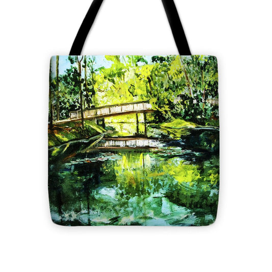UNF Morning on Candy Cane Lake - Tote Bag