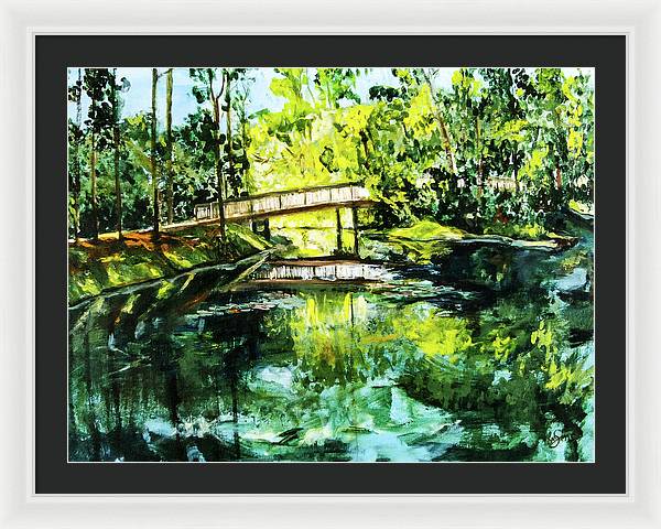 UNF Morning on Candy Cane Lake - Framed Print