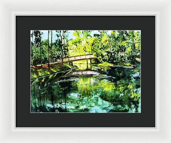 UNF Morning on Candy Cane Lake - Framed Print