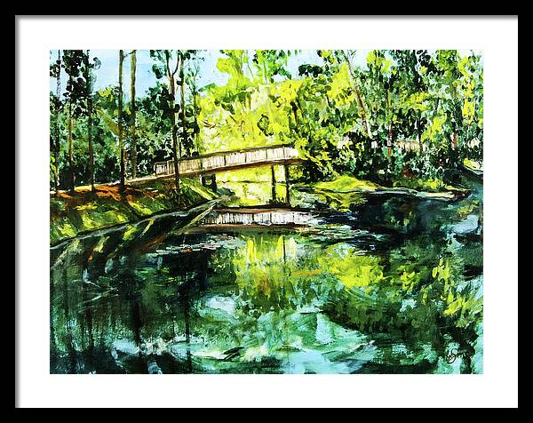 UNF Morning on Candy Cane Lake - Framed Print