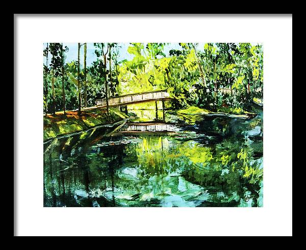 UNF Morning on Candy Cane Lake - Framed Print
