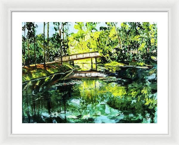 UNF Morning on Candy Cane Lake - Framed Print