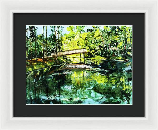 UNF Morning on Candy Cane Lake - Framed Print