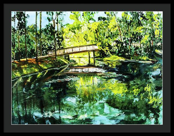 UNF Morning on Candy Cane Lake - Framed Print