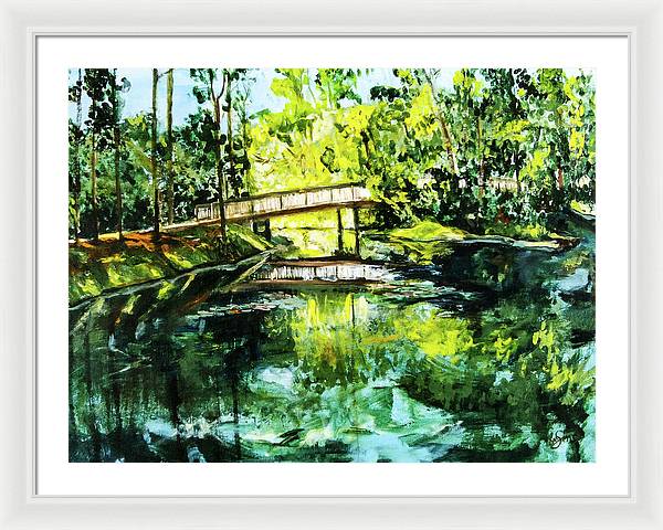 UNF Morning on Candy Cane Lake - Framed Print