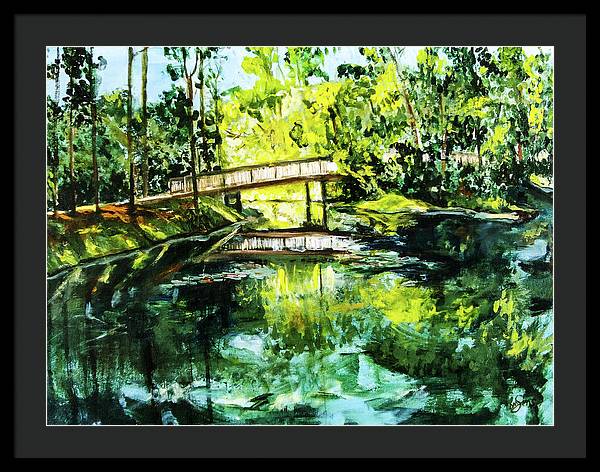 UNF Morning on Candy Cane Lake - Framed Print