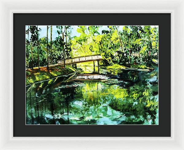 UNF Morning on Candy Cane Lake - Framed Print