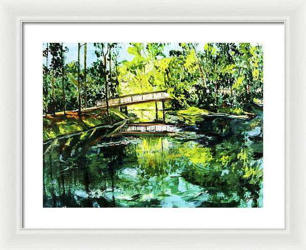 UNF Morning on Candy Cane Lake - Framed Print