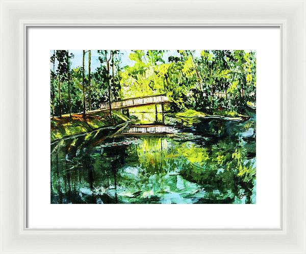 UNF Morning on Candy Cane Lake - Framed Print