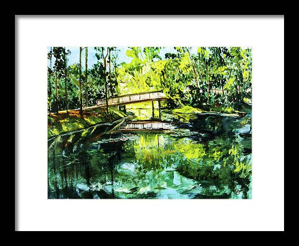 UNF Morning on Candy Cane Lake - Framed Print