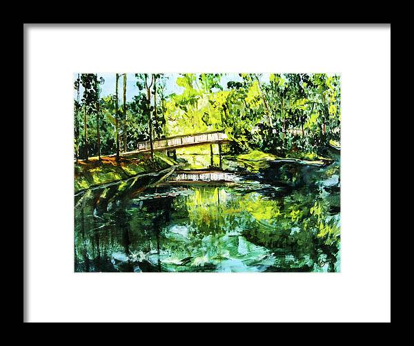 UNF Morning on Candy Cane Lake - Framed Print