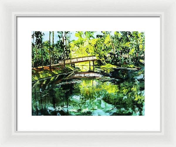 UNF Morning on Candy Cane Lake - Framed Print
