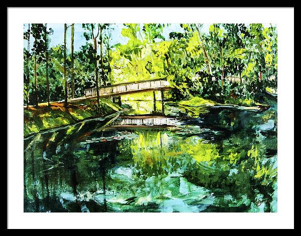 UNF Morning on Candy Cane Lake - Framed Print