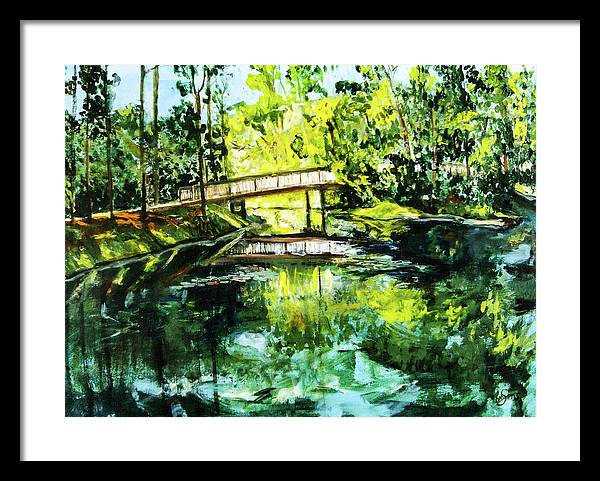 UNF Morning on Candy Cane Lake - Framed Print