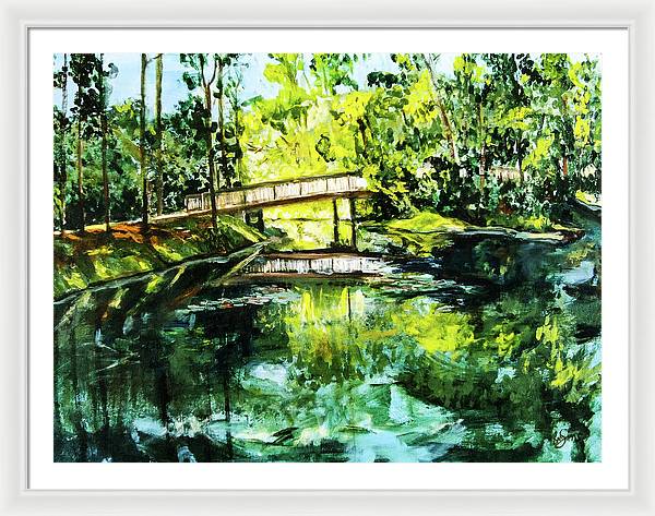 UNF Morning on Candy Cane Lake - Framed Print