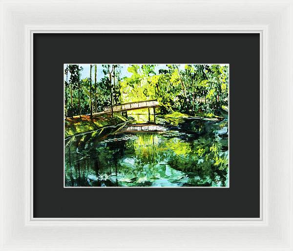 UNF Morning on Candy Cane Lake - Framed Print