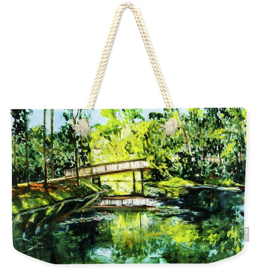 UNF Morning on Candy Cane Lake - Weekender Tote Bag