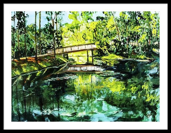 UNF Morning on Candy Cane Lake - Framed Print