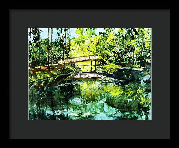 UNF Morning on Candy Cane Lake - Framed Print