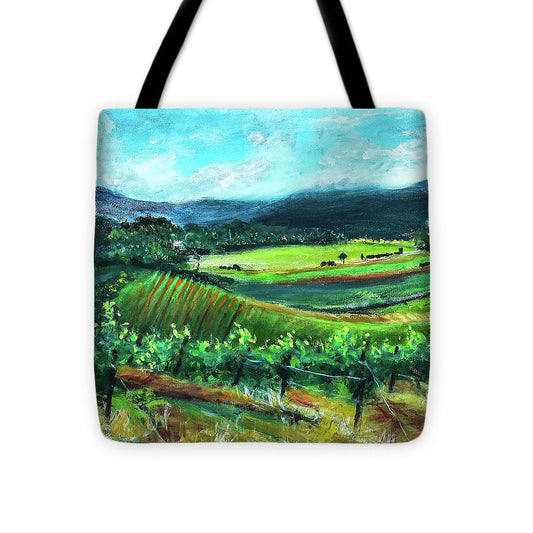 View from the Villa - Provence, France 'en plein air - Tote Bag