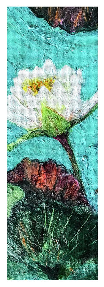 Water Lily Solo, #2 - Yoga Mat