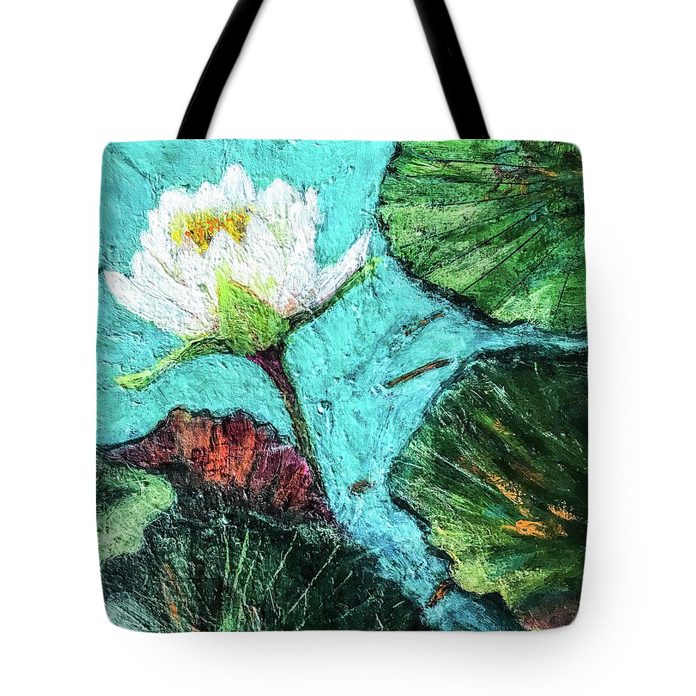 Water Lily Solo, #2 - Tote Bag