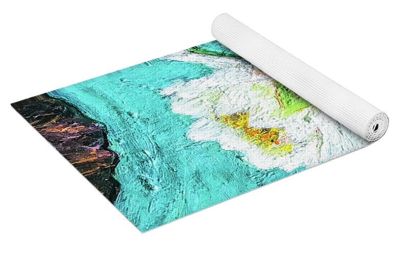 Water Lily Solo, #2 - Yoga Mat