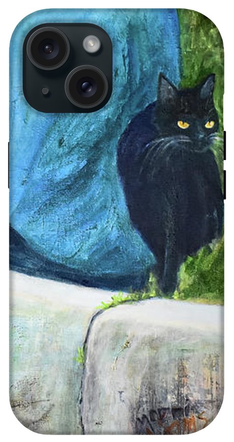 Whiskers-Morning Shave, Rome, Italy - Phone Case