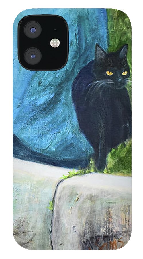 Whiskers-Morning Shave, Rome, Italy - Phone Case