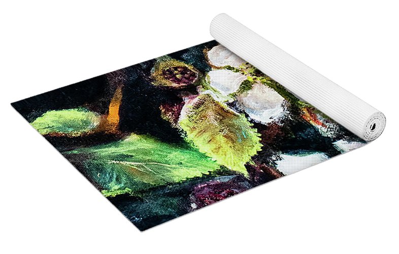 Wild Blackberry Vines - Yoga Mat