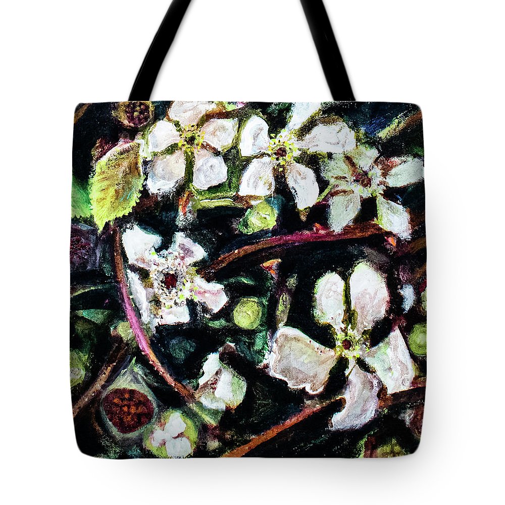 Wild Blackberry Vines - Tote Bag