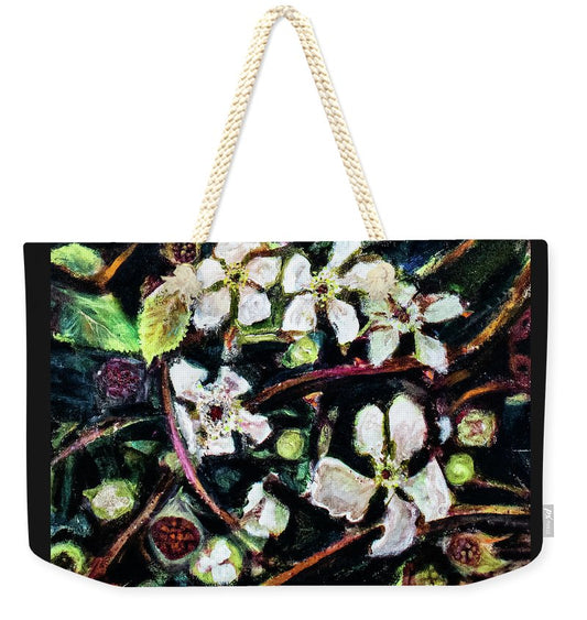 Wild Blackberry Vines - Weekender Tote Bag