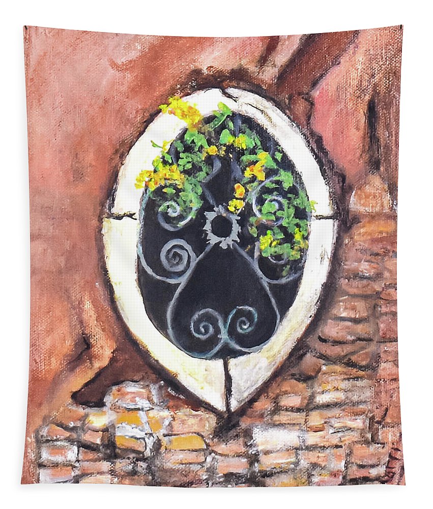 Window - Venice, Italy - 'en plein air - Tapestry