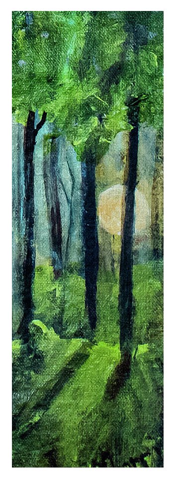Woodland Moonrise - Yoga Mat