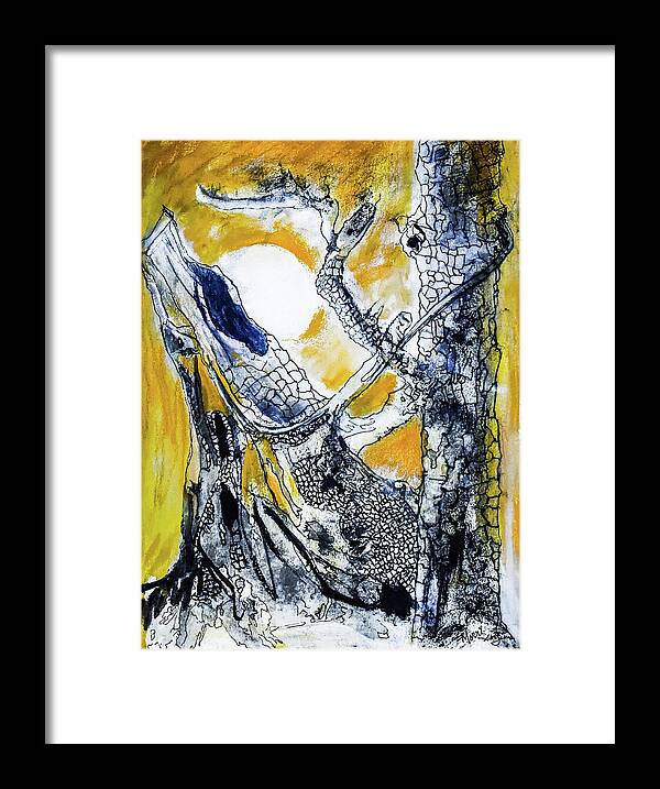 Secrets of the Yellow Moon 1 - Framed Print