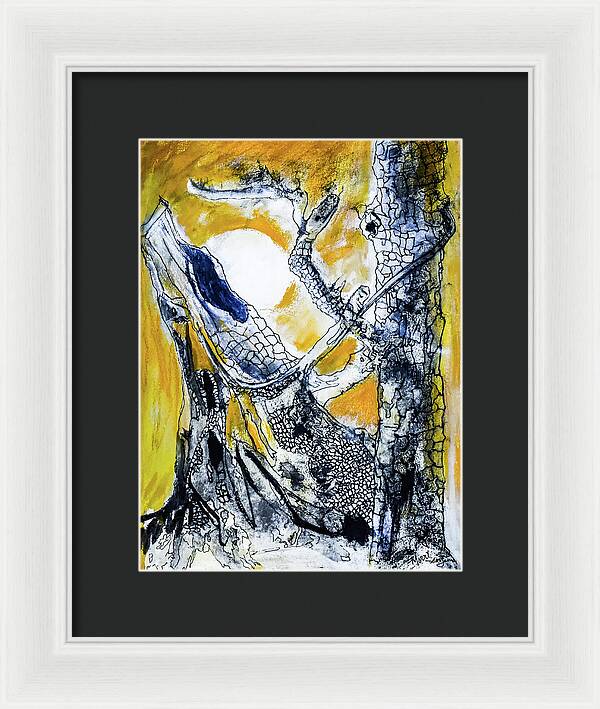 Secrets of the Yellow Moon 1 - Framed Print