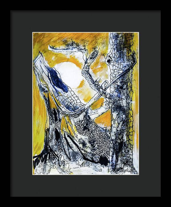 Secrets of the Yellow Moon 1 - Framed Print