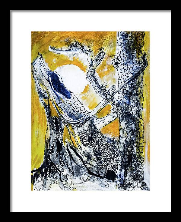 Secrets of the Yellow Moon 1 - Framed Print