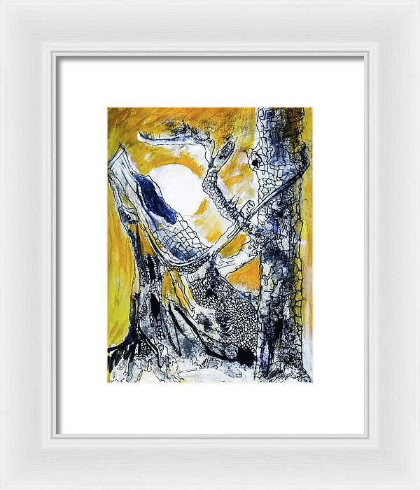 Secrets of the Yellow Moon 1 - Framed Print